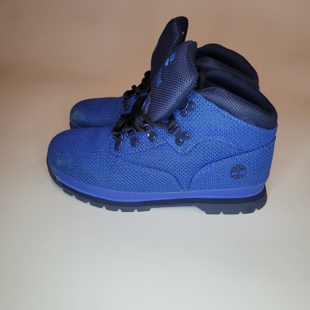 Kids Blue Timberland Shoes Size 5